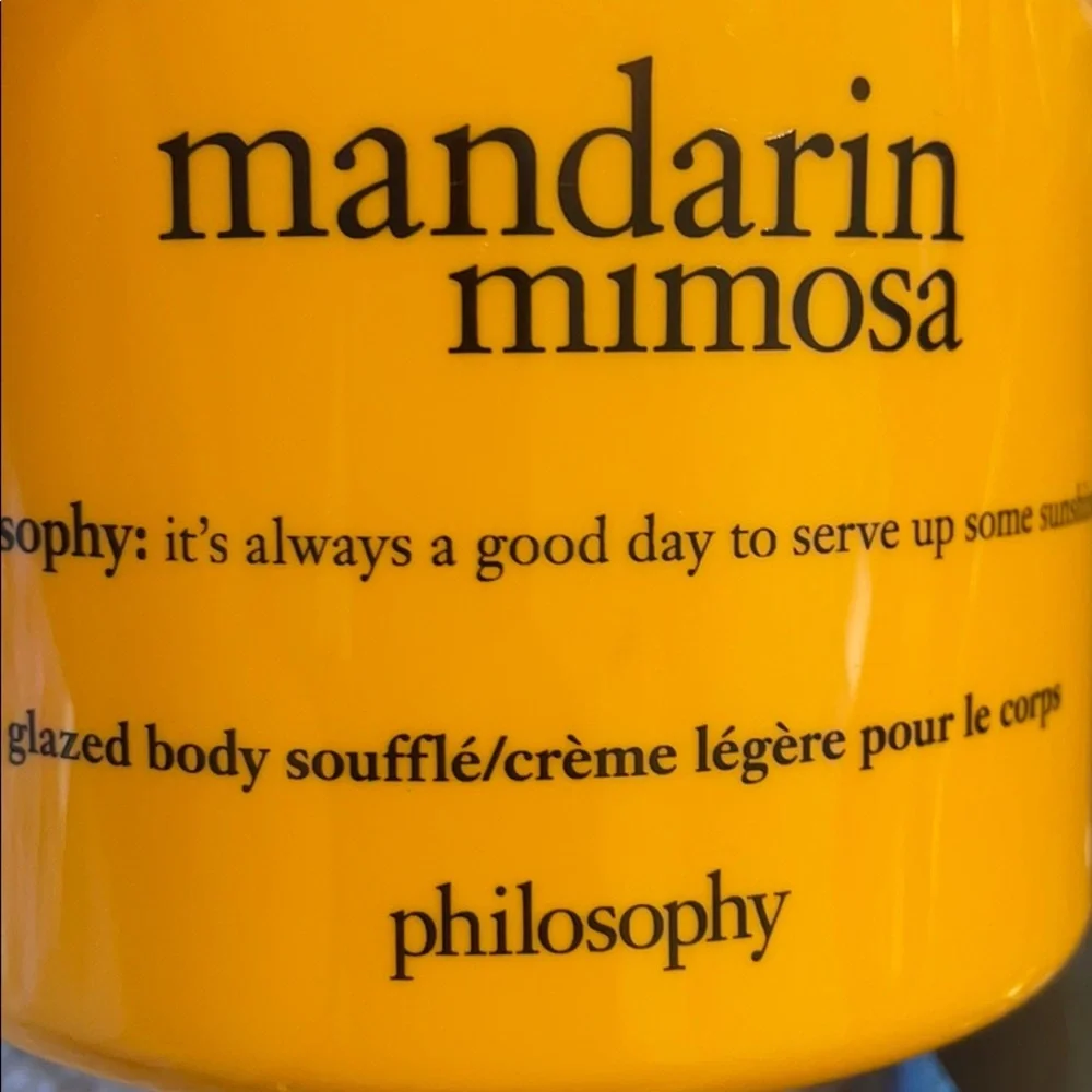 COPY - Philosophy Mandarin Mimosa 16 oz glazed body soufflé NEW - Picture 2 of 4